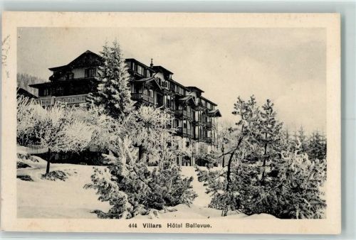 1884 Villars-sur-Ollon - Hotel Bellevue Winter