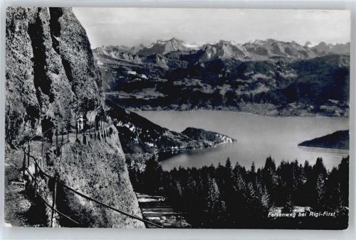 6410 Rigi Klösterli - Felsenweg bei Rigi First, Vierwaldstättersee
