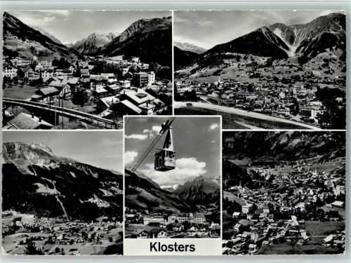 7250 Klosters - Ortsansichten Seilbahn Mehrfachaufnahme