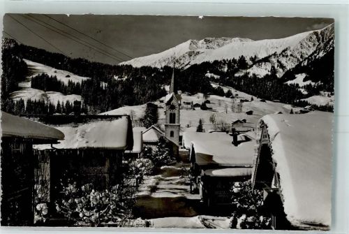 3775 Lenk im Simmental 1947 - Dorfstrasse mit Wistätthorn