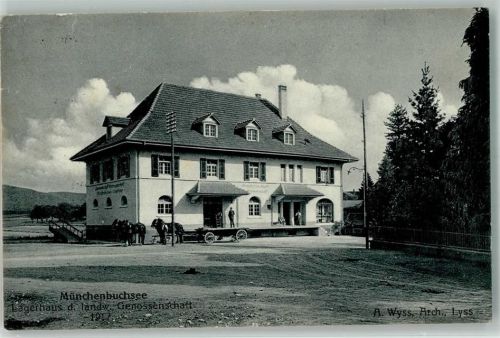 3053 Münchenbuchsee 1923 Gebrauchsspuren Lagerhaus d.landw. Genossenschaft