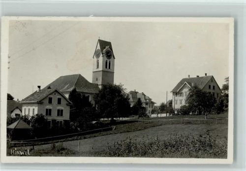 8340 Hinwil Foto AK Kirche