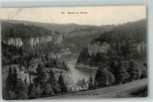 2416 Les Brenets 1909 - Bassin du Doubs