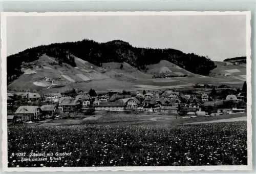 3532 Zäziwil - Zäziwil mit Gasthof Zum weissen Rössli