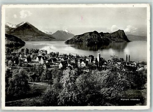 6354 Vitznau - Kurort Vitznau am Vierwaldstättersee mit Bürgenstock Buochser- und Stanserhorn