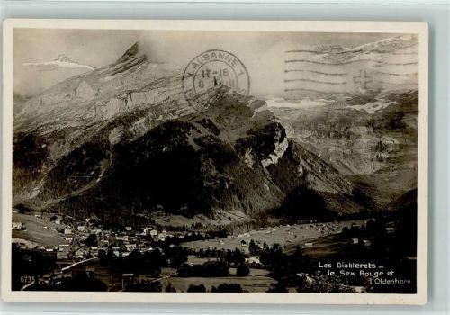 1865 Les Diablerets Ormont-Dessus - Le Sex Rouge et l'Oldenhorn