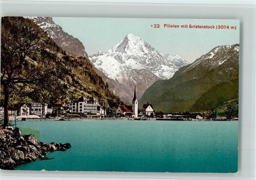 6454 Flüelen - mit dem Bristenstock