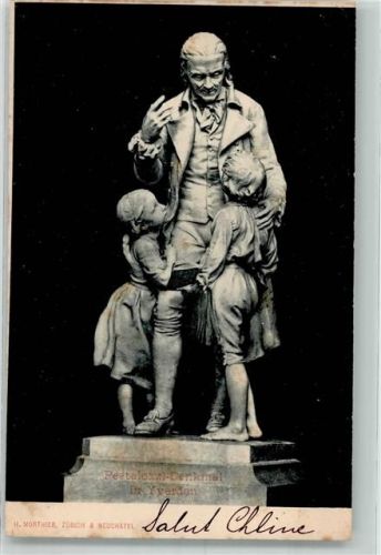 1400 Yverdon-les-Bains 1904 - Pestalozzi-Denkmal