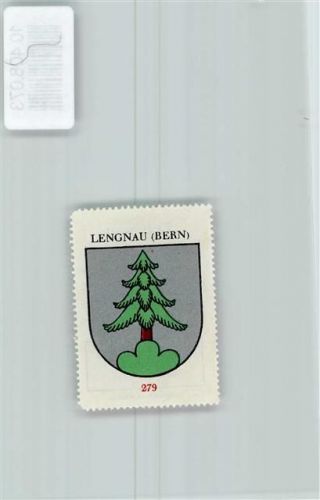 2543 Lengnau BE - Vignette Wappen Kaffee Hag ca 1920-1940 Tannenbaum