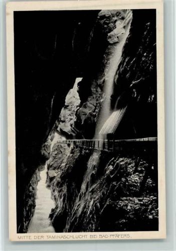 7312 Pfäfers - Mitte der Taminaschlucht bei Bad Pfäfers