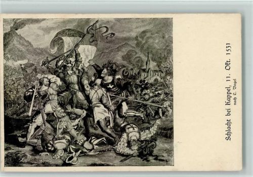 Nr. 6 Verlag Ruegg Koch - Reformationsfeier 1517-1917 Motiv Schweiz