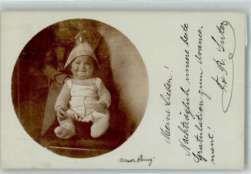 9500 Wil SG 1905 Privatfoto AK Kind Ort lt. Stempel