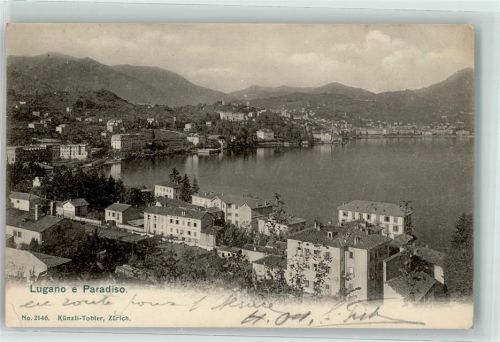 6900 Paradiso 1903 - Bahnpost Ambulant No 40