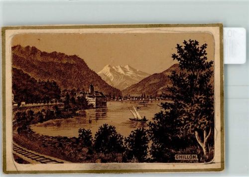 Chillon Chateau 1890 Gebrauchsspuren Keine AK