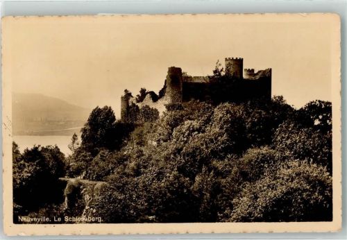 2520 La Neuveville 1913 - Burg Schlossberg Bieler See Bahnpost Zug 513