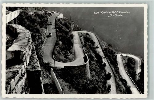 1983 Evolène Gebrauchsspuren Les Lacets Route du Val d Anniviers