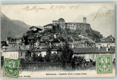 6500 Bellinzona 1907 - Castello d Uri Pizzo Claro