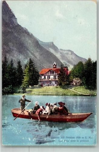 3717 Blausee-Mitholz Foto AK Pension Blausee