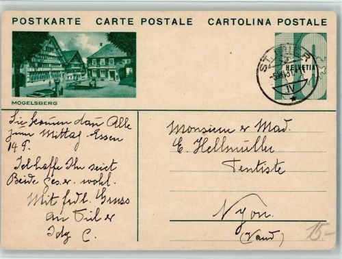 9122 Mogelsberg - Ortsansicht Brunnen