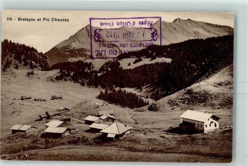 Pic Chaussy 1912 - Bretayes