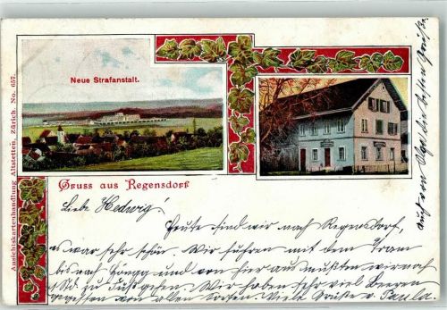 8105 Regensdorf 1901 - Neue Strafanstalt