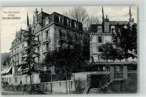 1820 Territet - the Bonivard Hotel Chillon