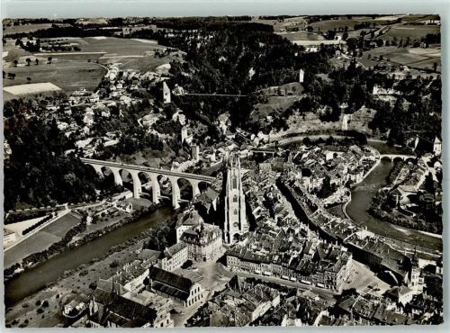 1700 Fribourg Freiburg - Vue aerienne