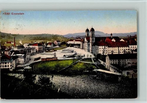 8840 Einsiedeln Horgenberg b. Einsiedeln 1914 - Teilansicht