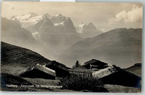 6085 Hasliberg Goldern - Käserstadt Wetterhorngruppe