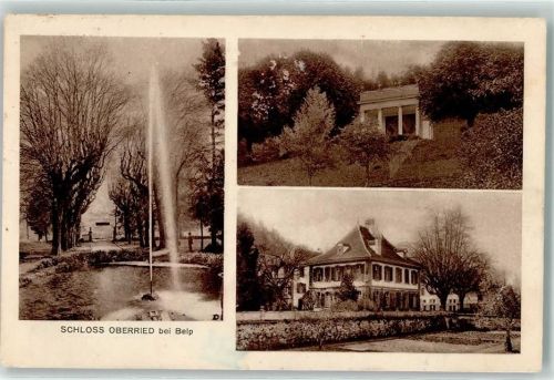 3123 Belp - Schloss Oberried Springbrunnen