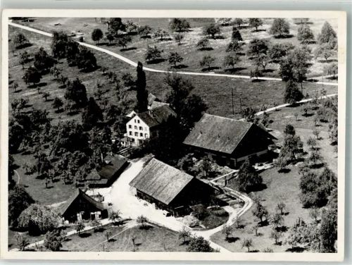 9320 Arbon Foto AK Fliegeraufnahme Gutsbetrieb Bleiche