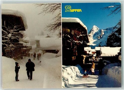 3825 Mürren - Winter Schlitten