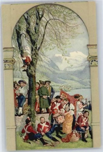 Bundesfeier Ganzsachen Schweiz Künstlerkarte