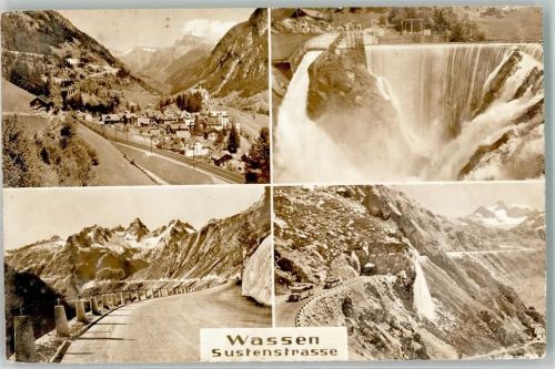 6484 Wassen UR - Sustenstrasse Postbus Stausee