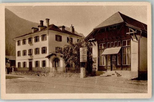 7440 Andeer Gebrauchsspuren Gasthaus Cafe Splügen