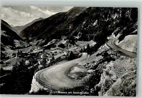 6484 Wassen UR Foto AK Sustenstrasse