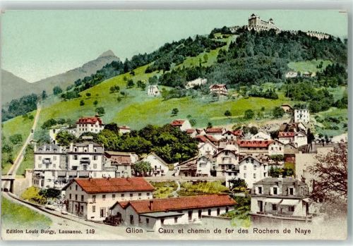 1823 Glion - Caux et chemin de fer des Rochers de Naye