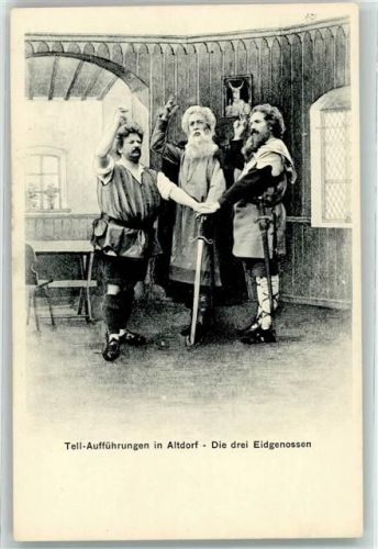 6460 Altdorf UR - Tell-Aufführung - Die drei Eidgenossen