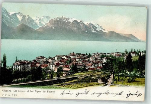 1815 Clarens 1904 - Alpes de Savoie