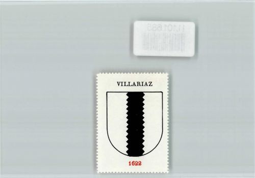 1685 Villariaz - Vignette Wappen Kaffee Hag ca 1920-1940