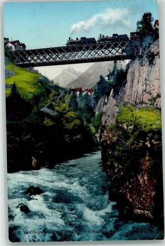 6487 Göschenen 1910 - Gotthardbahn Viadukt