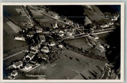 3555 Trubschachen 1923 Foto AK Fliegeraufnahme