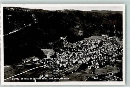 2610 St-Imier Saint-Imier - et le Mont-Soleil Vue prise par avion