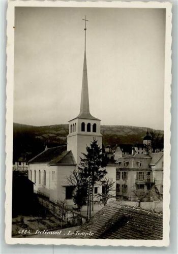 2800 Delémont Delsberg Foto AK Kirche