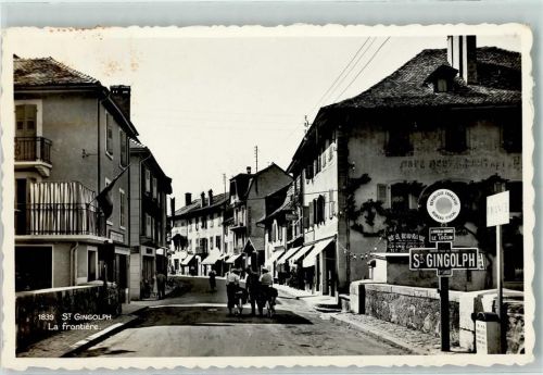 1898 St-Gingolph - La frontière