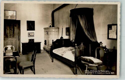 2042 Valangin - Schloss Schlafzimmer