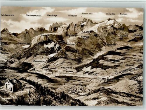 Gäbris - Kanton Appenzell und Alpstein