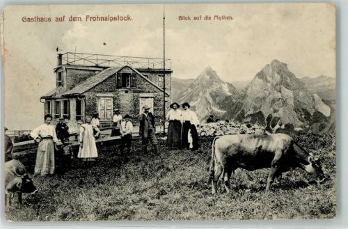 Fronalpstock 1914 - Gasthaus Mythen