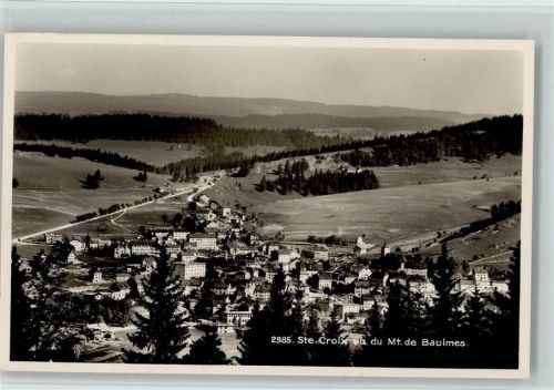 1450 Ste-Croix - Vu du Mt. de Baulmes