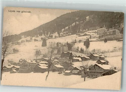 1854 Leysin Foto AK Winter